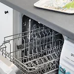 아파트 Vaz Haus Walsum Modernes Monteur- & Team-base Wlan, Kueche 뒤스부르크