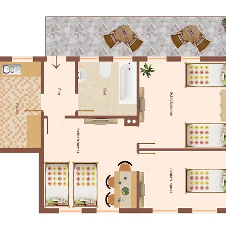 Vaz Haus Walsum Modernes Monteur- & Team-base Wlan, Kueche *
