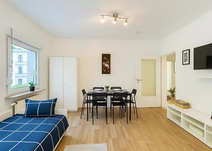 Apartment Vaz Haus Walsum Modernes Monteur- & Team-base Wlan, Kueche *