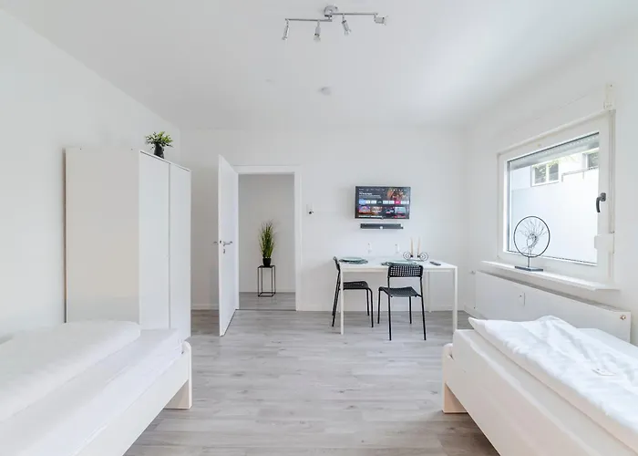 Apartamento Vaz Haus Walsum Für Monteure, Küche, Terrasse, Tv, Parkplatz